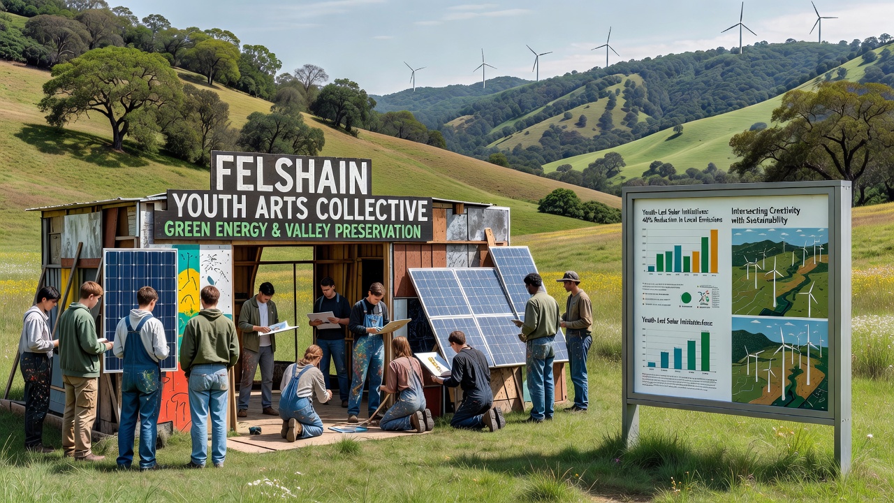 Felshain Youth Arts Initiatives Connect with Renewable Energy Projects and Valley Land Conservation